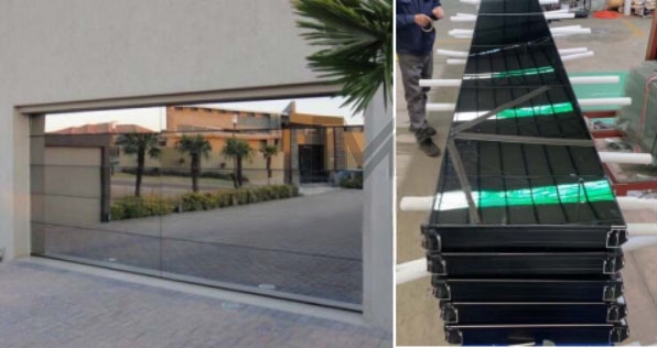 Aluminum Glass Garage Door