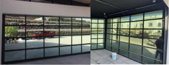Aluminum Glass Garage Door