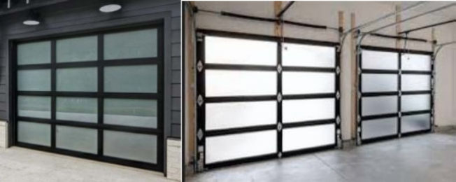 Aluminum Glass Garage Door