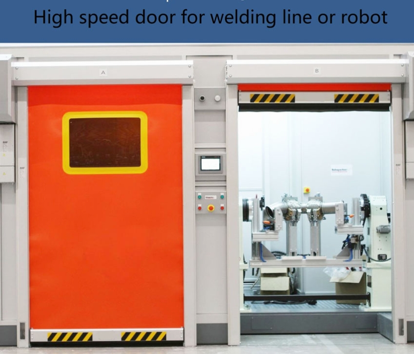 High Speed Door For Welding Room Or Robots