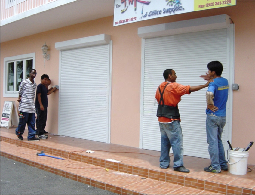 Aluminum rolling door project