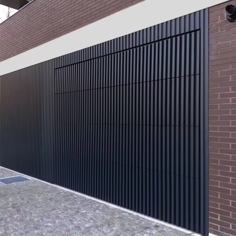 Heavy Duty Electric Aluminum Sectional Garage Door with Anti-Theft Panels