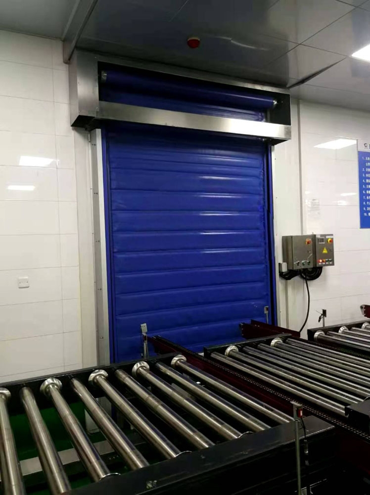 Automatic PVC Cold Storage High Speed Door for Freezer Rooms