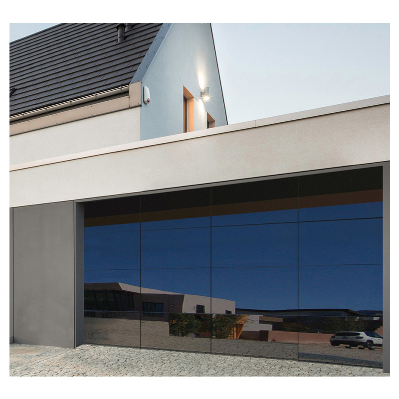 Frameless Full Glass Sectional Garage Door product description 2