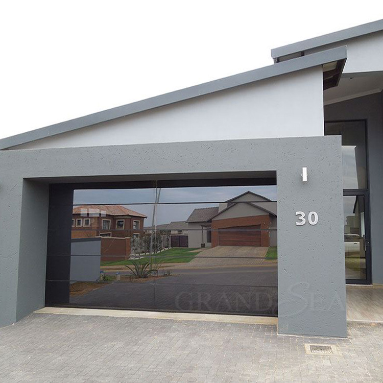 Frameless Full Glass Sectional Garage Door product description 3