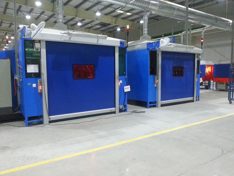 Customized Flame Retardant PVC High Speed Door with Vision Panel 1