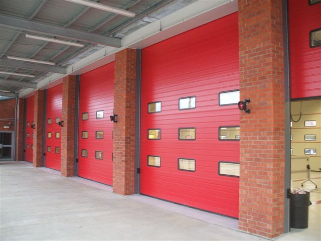 Fire Rated Industrial Sectional Door for Project Openings