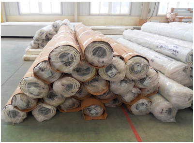 Clear Polycarbonate Roller Door FCL packaging