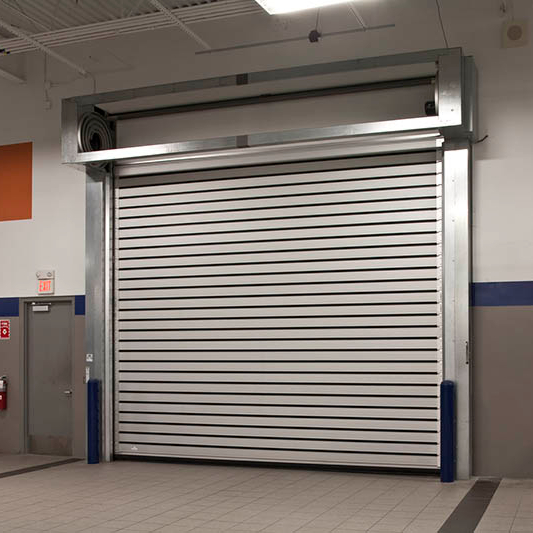 Metal Slat High Speed Spiral Door