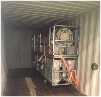 Wind Resistant High Speed Spiral Door FCL packaging