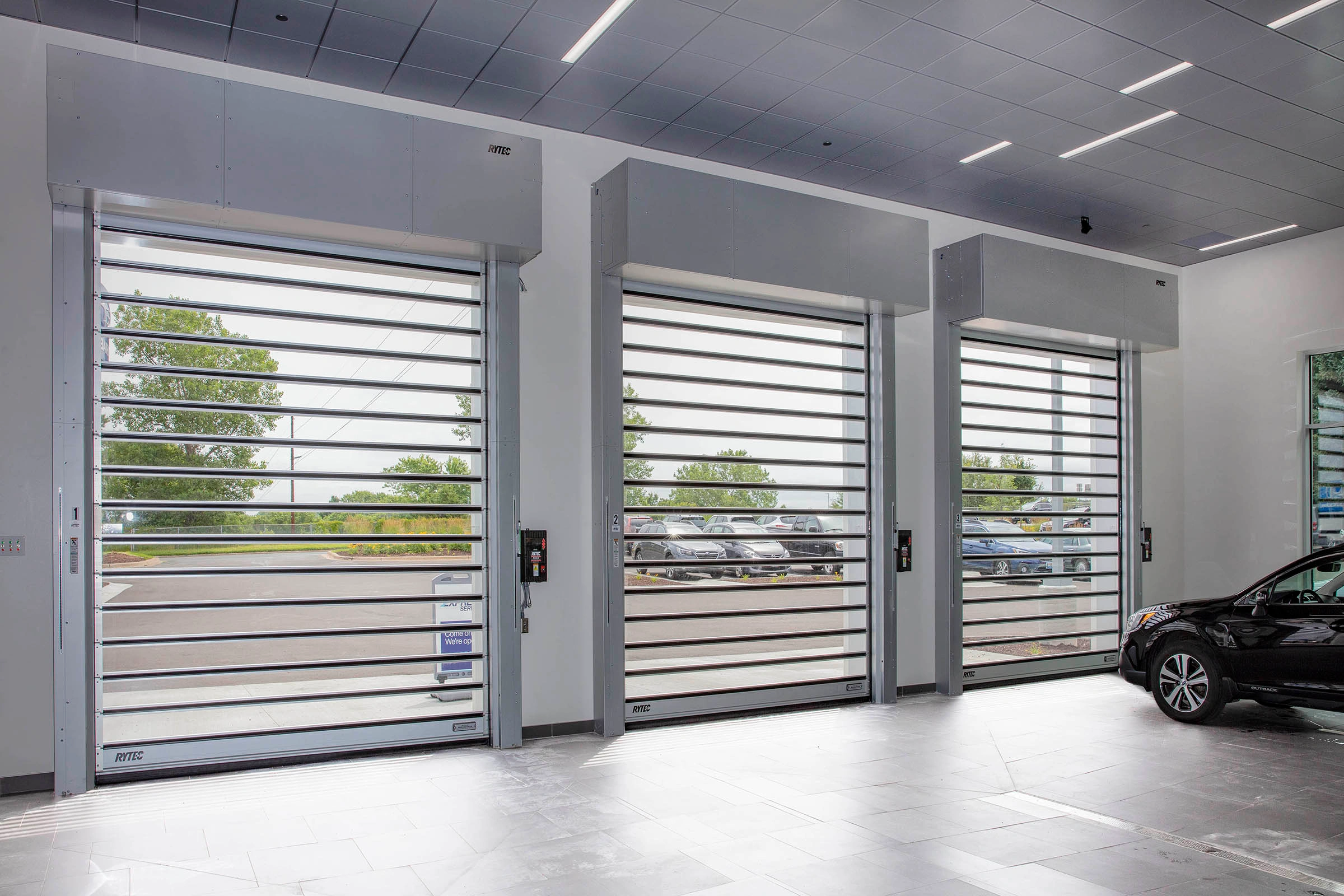 Stainless Steel High Speed Security Door product description 1