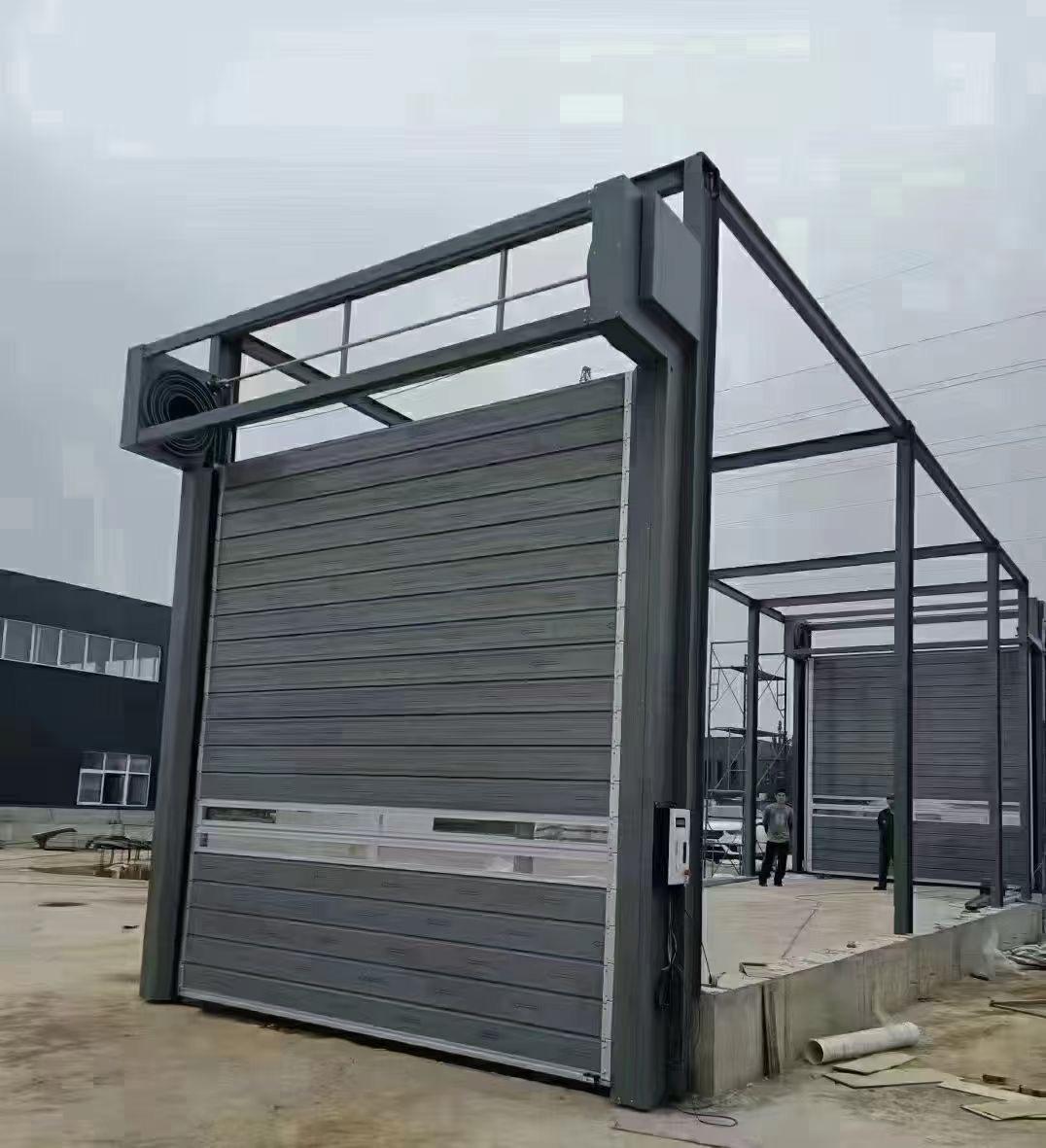 Wind Resistant High Speed Spiral Door image 1