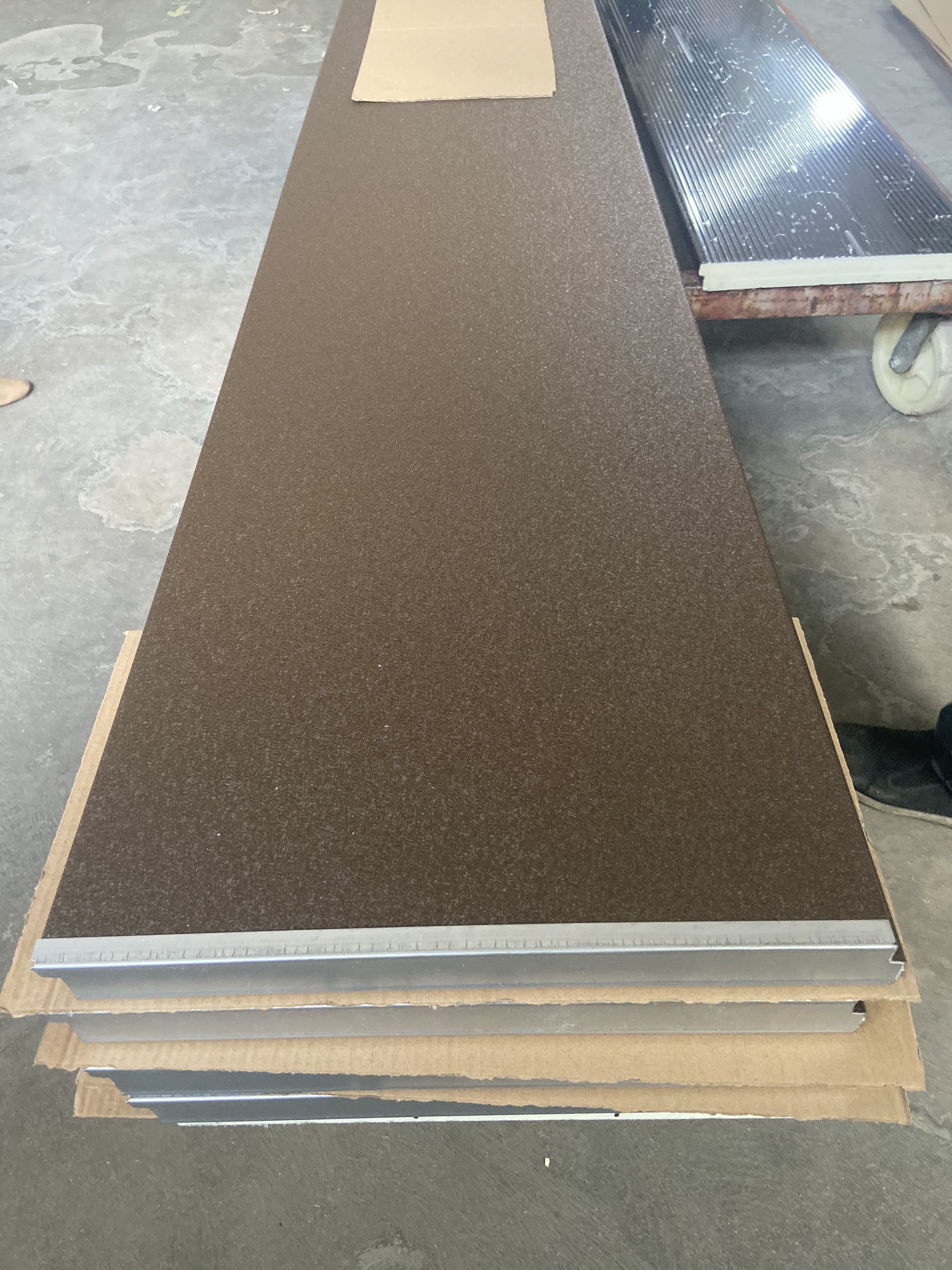 Custom Steel Garage Door with Walk Through Door and Glass Panels product description 1