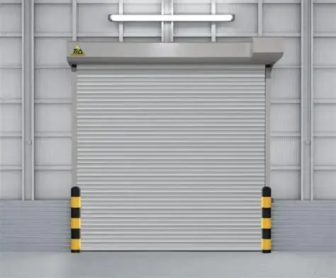 High Speed Steel Wind Resistant Roller Door image 1
