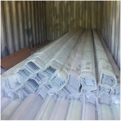 High Speed Steel Wind Resistant Roller Door FCL packaging